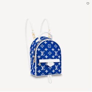 Replica Louis Vuitton PALM SPRINGS MINI Backpack Blue M46207