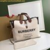 Replica Burberry The Medium Soft Cotton Canvas Belt Bag 80313181 Black