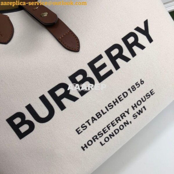 Replica Burberry The Medium Soft Cotton Canvas Belt Bag 80313181 Matt 5