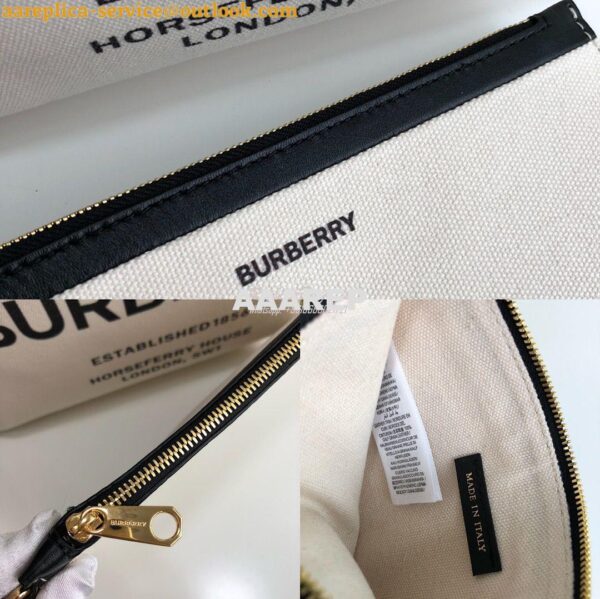 Replica Burberry The Medium Soft Cotton Canvas Belt Bag 80313181 Matt 9