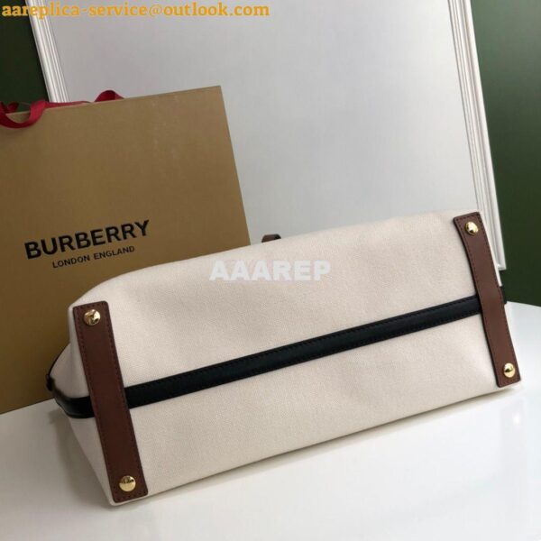 Replica Burberry The Medium Soft Cotton Canvas Belt Bag 80313181 Matt 10