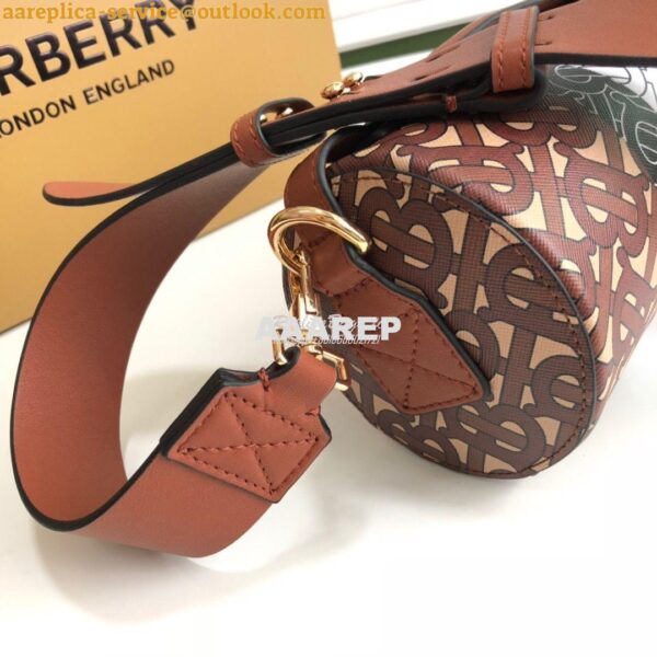 Replica Burberry The Monogram Stripe E-canvas Barrel Bag 80183301 Brid 7