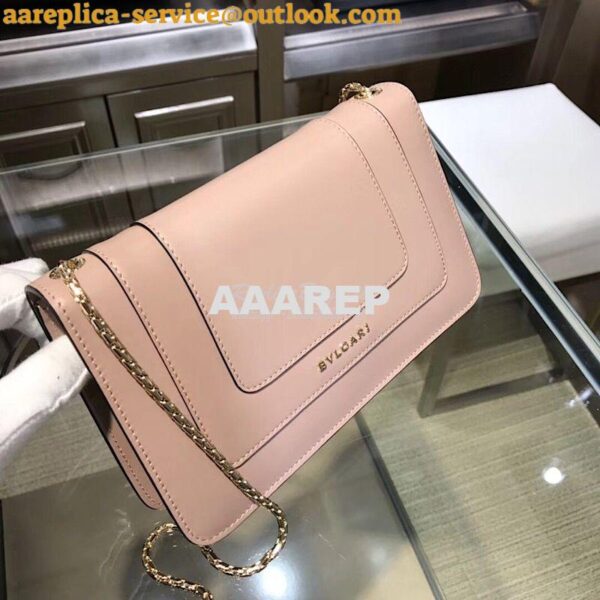 Replica Bvlgari Serpenti Forever Flap Cover Bag 280177 Rose Poudre 9