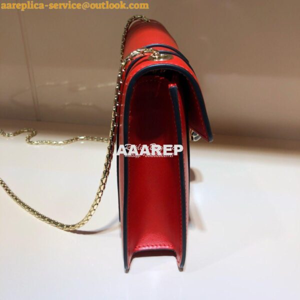 Replica Bvlgari Serpenti Forever Flap Cover Bag 34559 Red 8