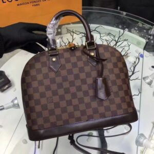 Replica Louis Vuitton Alma PM Bag Damier Ebene N53151 BLV126 2