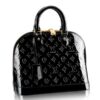 Replica Louis Vuitton Alma PM Bag Monogram Vernis M91611 BLV610 2