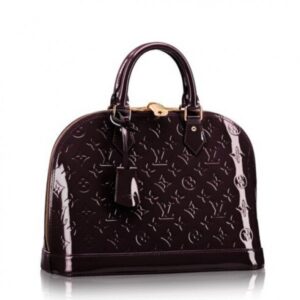 Replica Louis Vuitton Alma PM Bag Monogram Vernis M91611 BLV610