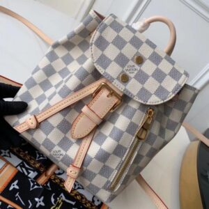 Replica Louis Vuitton Sperone BB Backpack Damier Azur N44026 BLV010 2