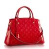 Replica Louis Vuitton Montaigne BB Bag Monogram Vernis M50403 BLV607