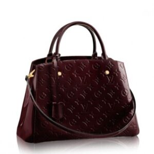 Replica Louis Vuitton Montaigne MM Bag Monogram Vernis M50400 BLV604