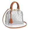 Replica Louis Vuitton Silver Alma BB Monogram Vernis M90484 BLV613