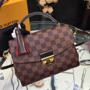 Replica Louis Vuitton Croisette Bag Damier Ebene N53000 BLV127 2