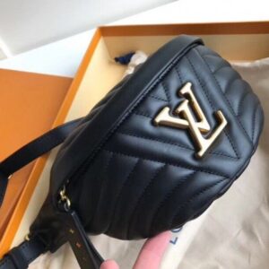 Replica Louis Vuitton Black New Wave Bum Bag M53750 BLV639 2