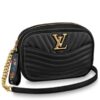 Replica Louis Vuitton Black New Wave Chain Bag PM M51683 BLV646 2