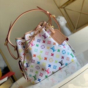 Replica Louis Vuitton Petit Noe Bag Monogram Multicolore M42229 BLV589 2