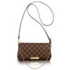 Replica Louis Vuitton Favorite MM Bag Damier Ebene N41129 BLV117