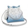 Replica Louis Vuitton Bella Bag In Gradient Blue Mahina Leather M57855 BLV232