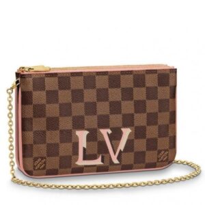 Replica Louis Vuitton Pochette Double Zip Damier Ebene N60254 BLV074