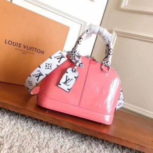 Replica Louis Vuitton Alma BB Bag Patent Leather M54704 BLV666 2