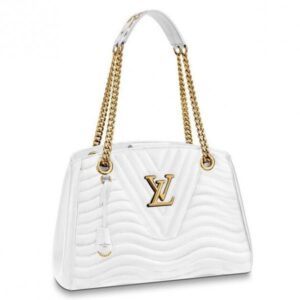 Replica Louis Vuitton White New Wave Chain Tote M51978 BLV649