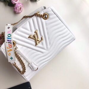 Replica Louis Vuitton White New Wave Chain Tote M51978 BLV649 2