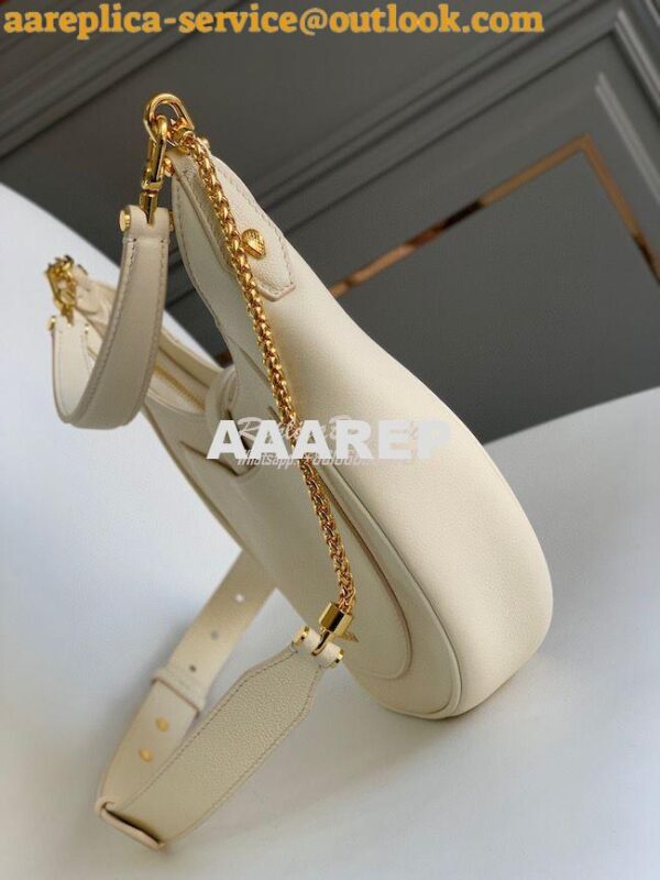 Replica Bvlgari Serpenti Ellipse Shoulder Bag 291636 Ivory 5