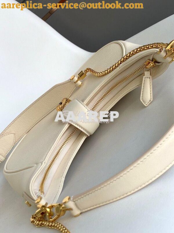 Replica Bvlgari Serpenti Ellipse Shoulder Bag 291636 Ivory 10