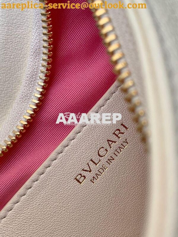 Replica Bvlgari Serpenti Ellipse Shoulder Bag 291636 Ivory 12