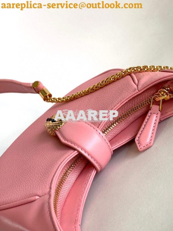 Replica Bvlgari Serpenti Ellipse Shoulder Bag 291636 Quartz Pink 9