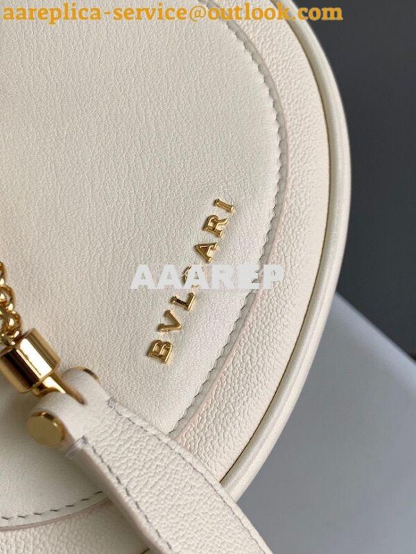 Replica Bvlgari Serpenti Ellipse Shoulder Bag 291636 Ivory 19