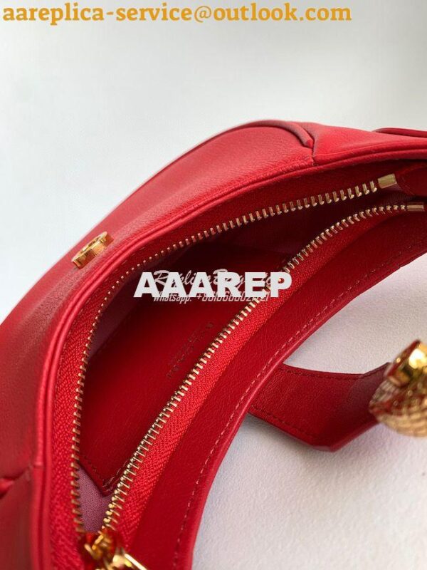 Replica Bvlgari Serpenti Ellipse Shoulder Bag 291636 Red 11