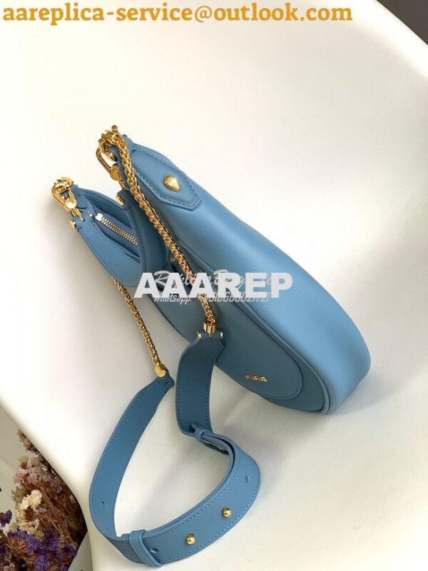 Replica Bvlgari Serpenti Ellipse Shoulder Bag 291636 sapphire blue 5