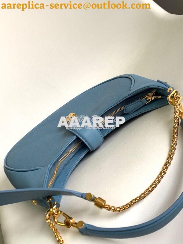 Replica Bvlgari Serpenti Ellipse Shoulder Bag 291636 sapphire blue 10