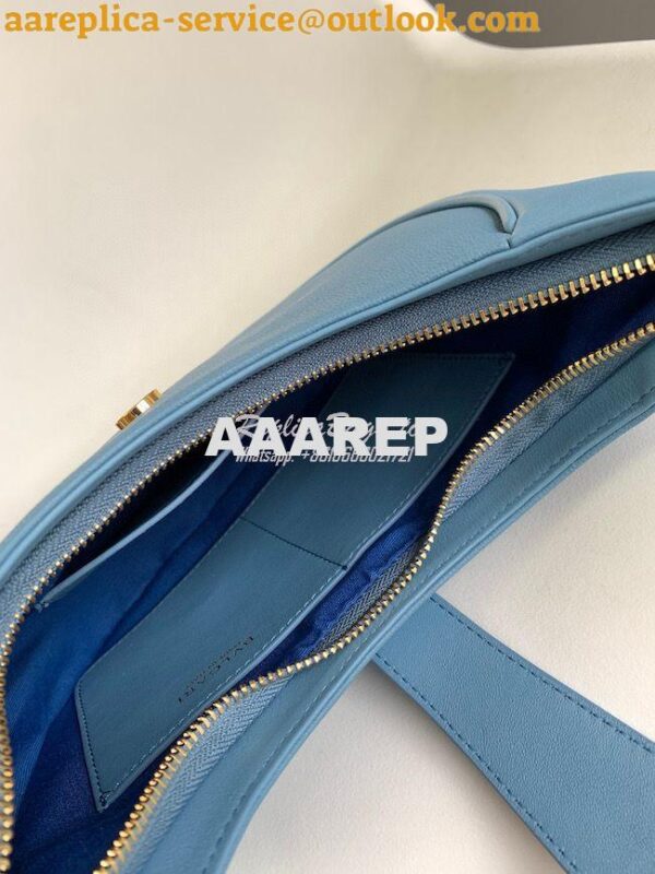 Replica Bvlgari Serpenti Ellipse Shoulder Bag 291636 sapphire blue 11