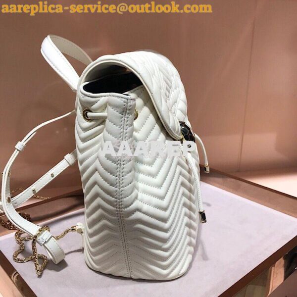 Replica Bvlgari Serpenti Forever Backpack 286538 White 9