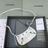 Replica Balenciaga 6940271VG9 Le Cagole Mini Multipouch in White Crocodile 2