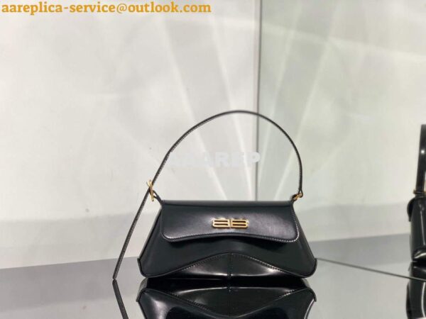 Replica Balenciaga 695645 Women's XX Small Flap Bag Black 4