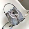 Replica Bvlgari Serpenti Forever Bucket Bag in Crystal Rose Metallic K 2