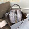 Replica Bvlgari Serpenti Forever Bucket Bag in Deep Jade Metallic Karu 2