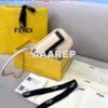 Replica Fendi 7AR844 Nano Baguette Charm Apricot Nappa Leather 2