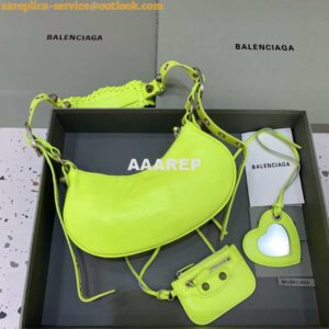 Replica Balenciaga 700940210 Neo Cagole XS Handbag in Lemon Yellow lambskin 2