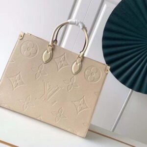 Replica Louis Vuitton Onthego GM Bag Monogram Empreinte Giant M45081 BLV491 2