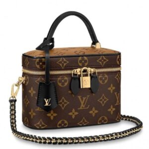 Replica Louis Vuitton Vanity PM Bag Monogram Reverse M45165 BLV369