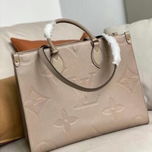 Replica Louis Vuitton OnTheGo MM Bag Monogram Empreinte M45607 BLV512 2