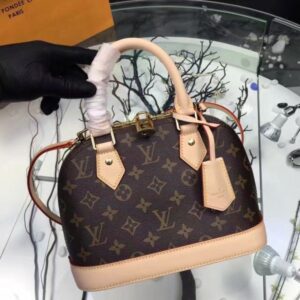 Replica Louis Vuitton Alma BB Bag Monogram Canvas M53152 BLV311 2