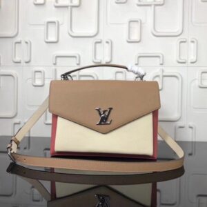 Replica Louis Vuitton Sesame Creme My Lockme Bag M53506 BLV755 2