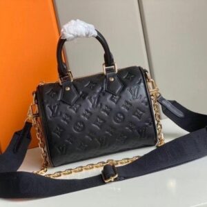 Replica Louis Vuitton Speedy Bandouli??re 22 Bag Monogram Lambskin M58631 BLV707 2