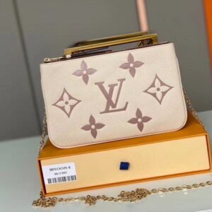 Replica Louis Vuitton Pochette Double Zip Monogram Empreinte M80084 BLV525 2