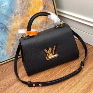 Replica Louis Vuitton Twist One Handle PM Black Bag M57093 BLV678 2