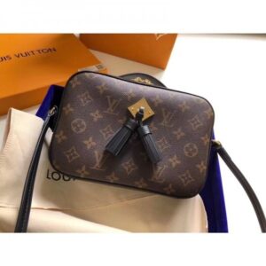 Replica Louis Vuitton Black Saintonge Bag Monogram M43555 BLV423 2